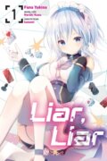 Kniha: Liar, Liar, Vol. 1 (manga) (Amethyst Xuan, Haruki Kuou, Kevin Gifford a Funa Yukina). Yen Press, 2025 Kniha: Liar, Liar, Vol. 1 (manga) (Amethyst Xuan, Haruki Kuou, Kevin Gifford a Funa Yukina). Yen Press, 2025
