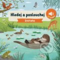 Kniha: Hledej a poslouchej - Zvířata (Lucy Barnard). Svojtka&Co., 2025 Kniha: Hledej a poslouchej - Zvířata (Lucy Barnard). Svojtka&Co., 2025