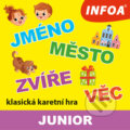 Společenská hra: Jméno, město, zvíře, věc Junior (INFOA). INFOA, 2025 Společenská hra: Jméno, město, zvíře, věc Junior (INFOA). INFOA, 2025