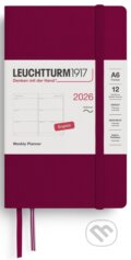 Weekly Planner 2026 Pocket (A6) Port Red (Leuchtturm1917). Leuchtturm1917, 2025 Weekly Planner 2026 Pocket (A6) Port Red (Leuchtturm1917). Leuchtturm1917, 2025