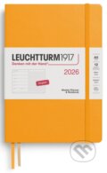Weekly Planner & Notebook 2026 Medium (A5) Rising Sun - tečkovaný (Leuchtturm1917). Leuchtturm1917, 2025 Weekly Planner & Notebook 2026 Medium (A5) Rising Sun - tečkovaný (Leuchtturm1917). Leuchtturm1917, 2025