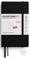 Weekly Planner & Notebook 2026 Pocket (A6) Black (Leuchtturm1917). Leuchtturm1917, 2025 Weekly Planner & Notebook 2026 Pocket (A6) Black (Leuchtturm1917). Leuchtturm1917, 2025