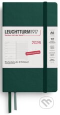 Weekly Planner & Notebook 2026 Pocket (A6) Forest Green (Leuchtturm1917). Leuchtturm1917, 2025 Weekly Planner & Notebook 2026 Pocket (A6) Forest Green (Leuchtturm1917). Leuchtturm1917, 2025