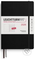Weekly Planner & Notebook 2026 Medium (A5) Black (Leuchtturm1917). Leuchtturm1917, 2025 Weekly Planner & Notebook 2026 Medium (A5) Black (Leuchtturm1917). Leuchtturm1917, 2025