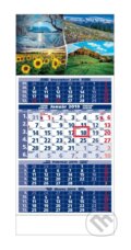 Štandard 4-mesačný kalendár 2019 s motívmi štyroch ročných období, Spektrum grafik, 2018