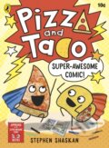 Kniha: Pizza and Taco: Super-Awesome Comic! (Stephen Shaskan). Penguin Random House Childrens UK, 2025 Kniha: Pizza and Taco: Super-Awesome Comic! (Stephen Shaskan). Penguin Random House Childrens UK, 2025