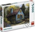 Puzzle: Puzzle Modrý domeček (500 dílků) (Dino). Dino, 2025 Puzzle: Puzzle Modrý domeček (500 dílků) (Dino). Dino, 2025