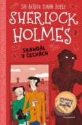 Kniha: Sherlock Holmes: Škandál v Čechách (Stephanie Baudet). Nakladatelství Fragment, 2025 Kniha: Sherlock Holmes: Škandál v Čechách (Stephanie Baudet). Nakladatelství Fragment, 2025