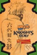 Kniha: Naruto: Kakashi's Story--Lightning in the Frozen Sky (Akira Higashiyama a Masashi Kishimoto). Viz Media, 2015 Kniha: Naruto: Kakashi's Story--Lightning in the Frozen Sky (Akira Higashiyama a Masashi Kishimoto). Viz Media, 2015