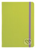 Notes - limetkový s fialovou gumičkou (Spektrum grafik). Spektrum grafik, 2025 Notes - limetkový s fialovou gumičkou (Spektrum grafik). Spektrum grafik, 2025