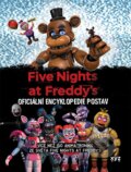 Kniha: Five Nights at Freddy's: Oficiální encyklopedie postav (Scott Cawthon). XYZ, 2025 Kniha: Five Nights at Freddy's: Oficiální encyklopedie postav (Scott Cawthon). XYZ, 2025