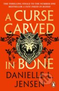 Kniha: A Curse Carved in Bone (Danielle L. Jensen). Cornerstone, 2026 Kniha: A Curse Carved in Bone (Danielle L. Jensen). Cornerstone, 2026