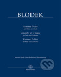 Kniha: Koncert D dur pro flétnu a orchestr (Vilém Blodek). Bärenreiter Praha, 2025 Kniha: Koncert D dur pro flétnu a orchestr (Vilém Blodek). Bärenreiter Praha, 2025
