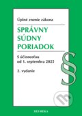 Kniha: Správny súdny poriadok. (Heuréka). Heuréka, 2025 Kniha: Správny súdny poriadok. (Heuréka). Heuréka, 2025