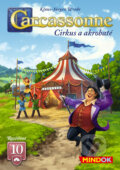 Společenská hra: Carcassonne 10: Cirkus a akrobaté 2025 (rozš.) (Mindok). Mindok, 2025 Společenská hra: Carcassonne 10: Cirkus a akrobaté 2025 (rozš.) (Mindok). Mindok, 2025