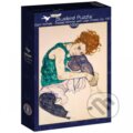Puzzle: Puzzle Sediaca žena so zdvihnutými nohami, 1917 (Egon Schiele). Bluebird, 2025 Puzzle: Puzzle Sediaca žena so zdvihnutými nohami, 1917 (Egon Schiele). Bluebird, 2025