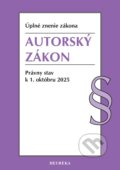 Kniha: Autorský zákon. (Heuréka). Heuréka, 2025 Kniha: Autorský zákon. (Heuréka). Heuréka, 2025