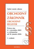Kniha: Obchodný zákonník, Obchodný register. (Heuréka). Heuréka, 2025 Kniha: Obchodný zákonník, Obchodný register. (Heuréka). Heuréka, 2025