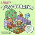 Kniha: Colouring Corner: Cosy Gardens (Steve James). Arcturus, 2026 Kniha: Colouring Corner: Cosy Gardens (Steve James). Arcturus, 2026