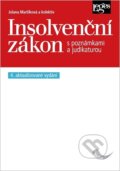 Kniha: Insolvenční zákon (Jolana Maršíková). Leges, 2026 Kniha: Insolvenční zákon (Jolana Maršíková). Leges, 2026