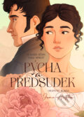 Kniha: Pýcha a předsudek (grafický román) (Claudia Kühn a Jane Austen). Gate, 2026 Kniha: Pýcha a předsudek (grafický román) (Claudia Kühn a Jane Austen). Gate, 2026
