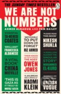 Kniha: We Are Not Numbers (Ahmed Alnaouq). Cornerstone, 2026 Kniha: We Are Not Numbers (Ahmed Alnaouq). Cornerstone, 2026