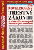 Kniha: Novelizovaný Trestný zákon (Epos). Epos, 2026 Kniha: Novelizovaný Trestný zákon (Epos). Epos, 2026