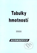 Kniha: Tabulky hmotností (NORMSERVIS). NORMSERVIS, 2000 Kniha: Tabulky hmotností (NORMSERVIS). NORMSERVIS, 2000