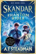 Kniha: Skandar and the Phantom Rider (A.F. Steadman). Simon & Schuster, 2026 Kniha: Skandar and the Phantom Rider (A.F. Steadman). Simon & Schuster, 2026