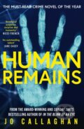 Kniha: Human Remains (Jo Callaghan). Simon & Schuster, 2026 Kniha: Human Remains (Jo Callaghan). Simon & Schuster, 2026