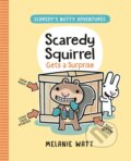 Kniha: Scaredy Squirrel Gets a Surprise (Melanie Watt). Prentice Hall, 2022 Kniha: Scaredy Squirrel Gets a Surprise (Melanie Watt). Prentice Hall, 2022