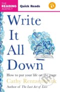 Kniha: Write It All Down (Cathy Rentzenbrink). Bluebird, 2025 Kniha: Write It All Down (Cathy Rentzenbrink). Bluebird, 2025