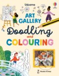 Kniha: Art Gallery Doodling and Colouring (Rosie Dickins). Usborne, 2026 Kniha: Art Gallery Doodling and Colouring (Rosie Dickins). Usborne, 2026