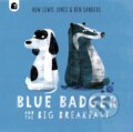 Kniha: Blue Badger and the Big Breakfast (Huw Lewis Jones). Happy Yak, 2022 Kniha: Blue Badger and the Big Breakfast (Huw Lewis Jones). Happy Yak, 2022