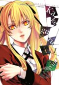 Kniha: Kakegurui Twin, Vol. 1 (Anthony Quintessenza, Kevin Gifford, Kei Saiki a Homura Kawamoto). Yen Press, 2019 Kniha: Kakegurui Twin, Vol. 1 (Anthony Quintessenza, Kevin Gifford, Kei Saiki a Homura Kawamoto). Yen Press, 2019
