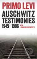 Kniha: Auschwitz Testimonies (Leonardo De Benedetti, Fabio Levi, Domenico Scarpa a Primo Levi). Polity Press, 2017 Kniha: Auschwitz Testimonies (Leonardo De Benedetti, Fabio Levi, Domenico Scarpa a Primo Levi). Polity Press, 2017