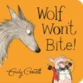 Kniha: Wolf Won't Bite! (Emily Gravett). Two Hoots, 2017 Kniha: Wolf Won't Bite! (Emily Gravett). Two Hoots, 2017