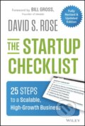 Kniha: The Startup Checklist (David S. Rose). John Wiley & Sons, 2026 Kniha: The Startup Checklist (David S. Rose). John Wiley & Sons, 2026