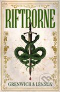 Kniha: Riftborne (Bree Grenwich a Parker Lennox). Penguin Books, 2026 Kniha: Riftborne (Bree Grenwich a Parker Lennox). Penguin Books, 2026