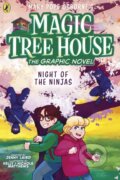 Kniha: Night of the Ninjas (Mary Pope Osborne a Jenny Laird). Puffin Books, 2026 Kniha: Night of the Ninjas (Mary Pope Osborne a Jenny Laird). Puffin Books, 2026