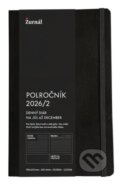 Kniha: Polročník 26/2 - diár na 2.polrok 2026 - Čierny, 2026 Kniha: Polročník 26/2 - diár na 2.polrok 2026 - Čierny, 2026