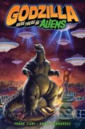 Kniha: Godzilla: Here There Be Aliens (Angel Hernandez a Frank Tieri). Idea & Design Works, 2026 Kniha: Godzilla: Here There Be Aliens (Angel Hernandez a Frank Tieri). Idea & Design Works, 2026