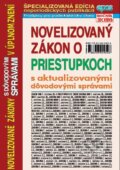 Kniha: Novelizovaný zákon o priestupkoch, 2026 Kniha: Novelizovaný zákon o priestupkoch, 2026