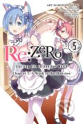 Kniha: Re:ZERO -Starting Life in Another World-, Chapter 2: A Week at the Mansion, Vol. 5 (manga) (Bianca Pistillo, Tappei Nagatsuki, Shinichirou Otsuka, Makoto Fugetsu a Jeremiah Bourque). Yen Press, 2018 Kniha: Re:ZERO -Starting Life in Another World-, Chapter 2: A Week at the Mansion, Vol. 5 (manga) (Bianca Pistillo, Tappei Nagatsuki, Shinichirou Otsuka, Makoto Fugetsu a Jeremiah Bourque). Yen Press, 2018