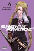 Kniha: Smokin' Parade, Vol. 4 (Abigail Blackman, Leighann Harvey, Kazuma Kondou a Jinsei Kataoka). Yen Press, 2018 Kniha: Smokin' Parade, Vol. 4 (Abigail Blackman, Leighann Harvey, Kazuma Kondou a Jinsei Kataoka). Yen Press, 2018