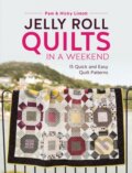 Kniha: Jelly Roll Quilts in a Weekend (Nicky Lintott a Pam Lintott). David and Charles, 2017 Kniha: Jelly Roll Quilts in a Weekend (Nicky Lintott a Pam Lintott). David and Charles, 2017
