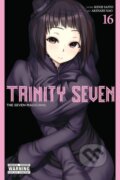 Kniha: Trinity Seven, Vol. 16 (Akinari Nao, Kenji Saito, Christine Dashiell a Anthony Quintessenza). Yen Press, 2019 Kniha: Trinity Seven, Vol. 16 (Akinari Nao, Kenji Saito, Christine Dashiell a Anthony Quintessenza). Yen Press, 2019