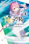 Kniha: Re:ZERO -Starting Life in Another World-, Chapter 3: Truth of Zero, Vol. 8 (manga) (Daichi Matsuse, Tappei Nagatsuki, Shinichirou Otsuka, Rochelle Gancio a Jeremiah Bourque). Yen Press, 2019 Kniha: Re:ZERO -Starting Life in Another World-, Chapter 3: Truth of Zero, Vol. 8 (manga) (Daichi Matsuse, Tappei Nagatsuki, Shinichirou Otsuka, Rochelle Gancio a Jeremiah Bourque). Yen Press, 2019