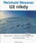 Kniha: Už nikdy (Reinhold Messner). Mladá fronta, 2001 Kniha: Už nikdy (Reinhold Messner). Mladá fronta, 2001
