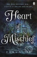 Kniha: Heart of Mischief (Emma Noyes). Penguin Books, 2026 Kniha: Heart of Mischief (Emma Noyes). Penguin Books, 2026